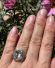 Antiker Art Deco Ring aus 585/000 Gelbgold mit 5.80ct Aquamarin B4178