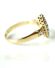 Antiker Ring England von 1901 aus 750/000 Gelbgold mit Trkisen und Perlen B4173