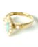 Antiker Ring England von 1901 aus 750/000 Gelbgold mit Trkisen und Perlen B4173