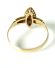 Antiker Ring England von 1901 aus 750/000 Gelbgold mit Trkisen und Perlen B4173