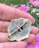 Antike schne grosse Biedermeier Brosche aus 14ct Gelbgold mit Granaten B4167