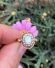 Antiker Art Deco Ring mit Edel Opal und Saatperlen aus 9ct Gelbgold B4174