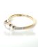 Antiker englischer Art Deco Ring mit Diamanten aus 9ct Gelbgold + Platin B4184