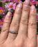 Antiker englischer Art Deco Ring mit Diamanten aus 9ct Gelbgold + Platin B4184