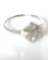Edler antiker britischer Art Deco Ring mit Diamanten Platin + Gold B4183
