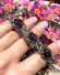 Sehr schnes vintage Armband aus 835/000 Silber mit grossen Granaten B4161