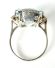 Edler antiker Art Deco Ring aus 585/000 Weissgold mit 14.60ct Aquamarin B4179