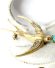 Antike victorianische Brosche 750 Gelbgold als Schwalbe um 1900 B4190