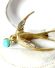 Antike victorianische Brosche 750 Gelbgold als Schwalbe um 1900 B4190