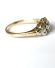 Antiker schner Art Deco Ring mit Diamant aus 585 Gelbgold + Platin B4206