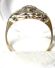 Antiker schner Art Deco Ring mit Diamant aus 585 Gelbgold + Platin B4206