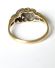 Antiker schner Art Deco Ring mit Diamant aus 585 Gelbgold + Platin B4206