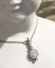 Antikes edles Art Deco Collier aus 750 Weissgold mit 1.20ct Diamanten B4170