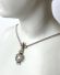 Antikes edles Art Deco Collier aus 750 Weissgold mit 1.20ct Diamanten B4170