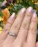 Antiker englischer Art Deco Ring mit Diamanten aus 750 Gelbgold + Platin B4196