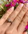 Antiker britischer Art Deco Ring 0,25ct Brillanten Solitr 750 Gelbgold B4203