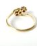 Antiker englischer Ring mit Diamant und Rubinen aus 750 Gelbgold um 1900 B4198
