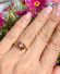 Antiker englischer Ring mit Diamant und Rubinen aus 750 Gelbgold um 1900 B4198