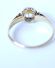Antiker schner Art Deco Ring 0,20ct Brillanten Solitr 750 Gelbgold B4202