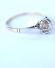 Antiker schner Art Deco Ring 0,20ct Brillanten Solitr 750 Gelbgold B4202