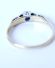 Antiker englischer Art Deco Ring mit Diamanten 750 Gelbgold + Platin B4197