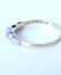Antiker englischer Art Deco Ring mit Diamanten 750 Gelbgold + Platin B4197
