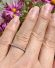 Wertvoller Halb Memory Ring aus 950 Platin mit 0.42ct Brillanten B4212