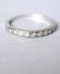 Wertvoller Art Deco Halb Memory Ring aus 950 Platin mit 0.40ct Brillanten B4213