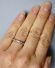 Wertvoller Art Deco Halb Memory Ring aus 950 Platin mit 0.40ct Brillanten B4213