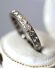 Wertvoller Voll Memory Art Deco Ring aus Platin mit 0.88ct Brillanten B4215