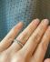 Wertvoller Voll Memory Art Deco Ring aus Platin mit 0.88ct Brillanten B4215