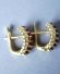 Herrliche Luxus Ohrringe aus 750/000 Gelbgold Rubine und Brillanten B4230