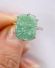 Antiker englischer Art Deco Ring aus 9ct Weissgold mit grner Jade B4248