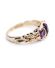 Sehr schner englischer vintage Ring aus 375/000 Gelbgold mit Amethyst B4246