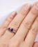 Sehr schner englischer vintage Ring aus 375/000 Gelbgold mit Amethyst B4246