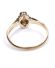 Schner antiker Art Deco Ring mit Brillanten aus 750 Gelbgold + Platin B4249