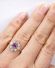 Sehr schner englischer vintage Ring 375/000 Gelbgold Amethyst + Opale B4247