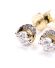 Sehr schne Ohrstecker aus 375/000 Gelbgold mit 0,10ct Brillanten B4241