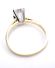 Herrlicher Ring mit einem 1ct Brillant Solitr in 750/000 Gelbgold B4232