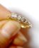 Antiker schner Ring mit 0,15ct Brillanten 585/000 Gelbgold + Platin B4266