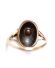 Antiker Ring aus 585 Gelbgold mit Diamanten und blauem Emaille um 1900 B4268
