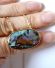 Sensationeller vintage Anh�nger aus 750/000 Gelbgold 16ct Boulder Opal B4255