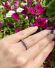 Edler vintage Ring in 750/000 Weissgold mit 0.43ct Brillanten B4311