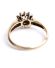 Sch�ner englischer vintage Ring 375/000 Gelbgold Aquamarin + Diamanten B4314