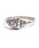 Wundersch�ner antiker Art Deco Ring mit Diamanten in 750 Weissgold B4308