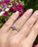 Edler vintage Ring in 750/000 Weissgold mit 0.56ct Brillanten B4313