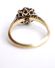Wundersch�ner antiker Ring mit Saphir + Diamanten 750 Gelbgold + Platin B4315