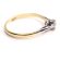 Antiker sch�ner Ring mit 0,25ct Brillanten Solit�r aus 750/000 Gelbgold B4309