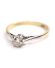 Antiker sch�ner Ring mit 0,25ct Brillanten Solit�r aus 750/000 Gelbgold B4309