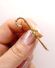 Antike victorianische Brosche 9ct Gelbgold als Spazierstock um 1900 B4317